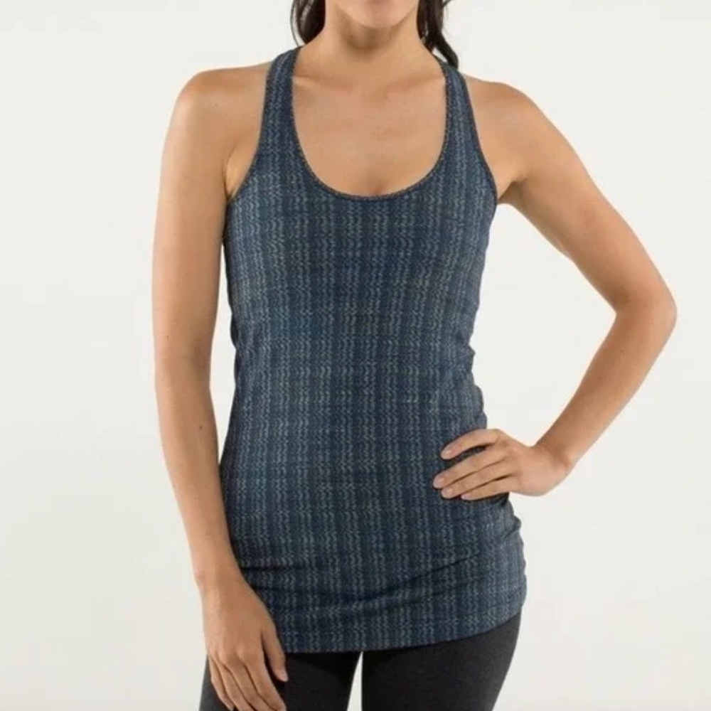 Lululemon Cool Racerback Ziggy Inkwell size 8 EUC